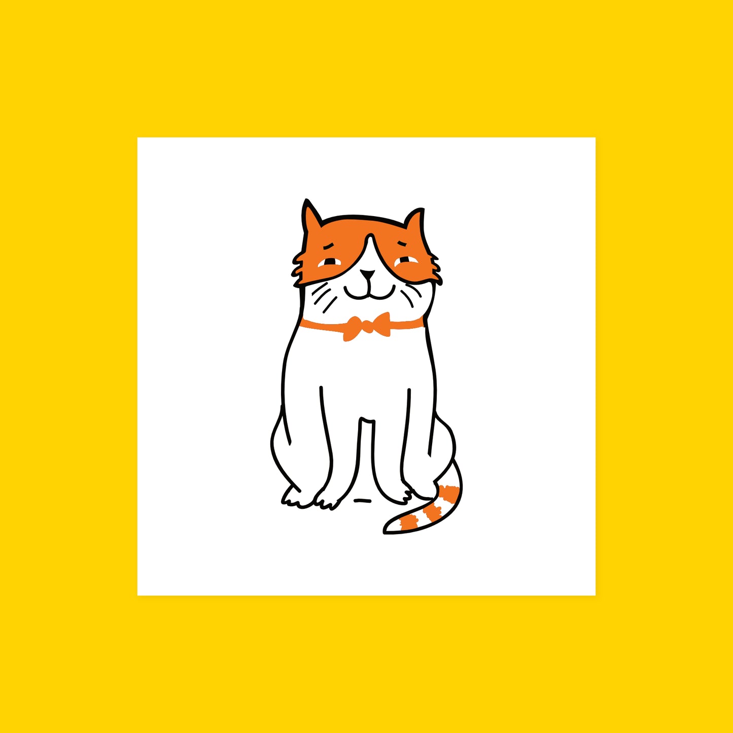 Cat with a Bow Tie