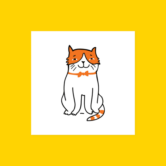 Cat with a Bow Tie