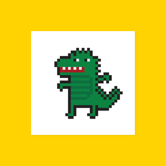Pixel Crocodile